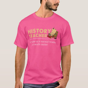Camiseta Definição de Professor de História Engraçado Volta