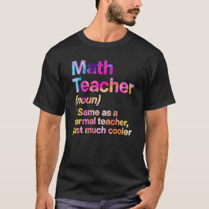 Camiseta Definição De Professor De Matemática No Primeiro D