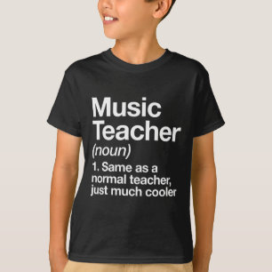 Camiseta Definição de Professor de Música Divertido Ck para