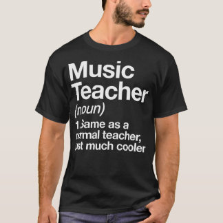 Camiseta Definição De Professor De Música Engraçada De Volt