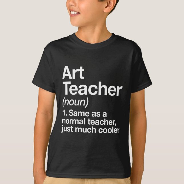 Camiseta Definição De Professora Engraçada De Volta À Escol (Frente)
