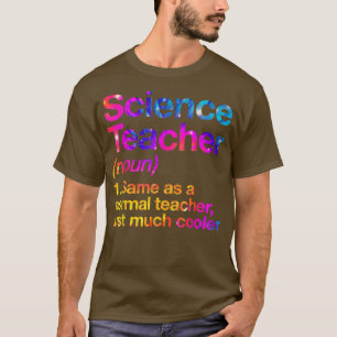 Camiseta Definição de Professores de Ciência Primeiro Dia T