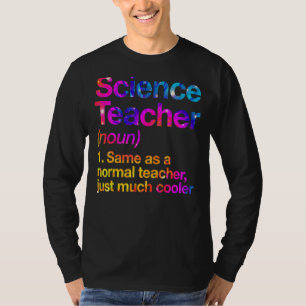 Camiseta Definição de Professores de Ciência Primeiro Dia T