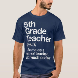 Camiseta Definição De Professores Do 5 Grau Engraçado De Vo