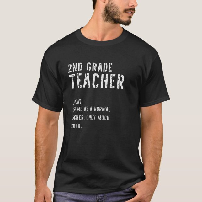 Camiseta Definição De Professores Do segundo Primeiro Dia D (Frente)