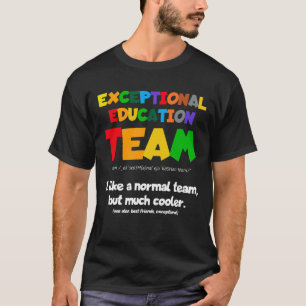 Camiseta Definição de Professores Ese de Equipe de Educação