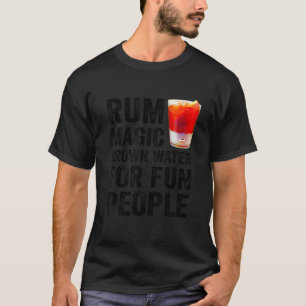 Camiseta Definição De Rum Água Marrom Mágica Para Pessoas D