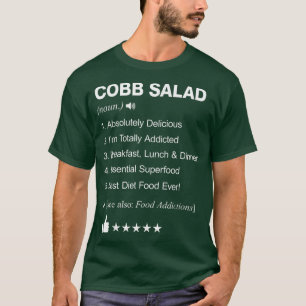 Camiseta Definição De Salada De Cobb Significa _ Engraçado