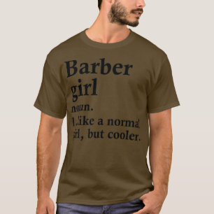 Camiseta Definição de Stylist de Cabelo Engraçado Barber Gi