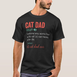 Camiseta Definição de Substantivo Nutrição para um Pai de G