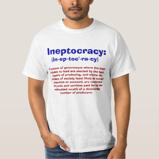 Camiseta Definição de t-shirt de Ineptocracy