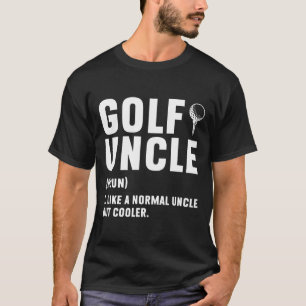 Camiseta Definição de Tio do Golfe Tio Golfista De Um Jogad