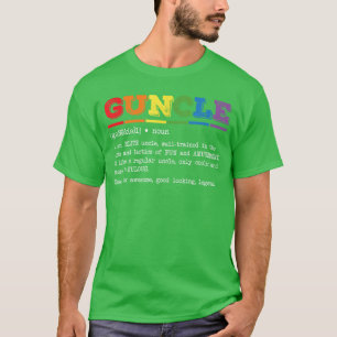 Camiseta Definição de Tio Guncle Engraçado Orgulhoso Tio Ga