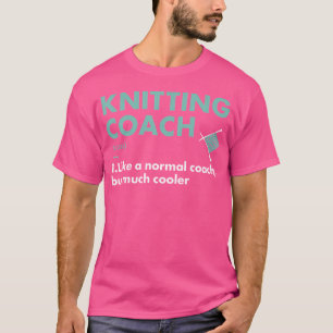 Camiseta Definição de Treinador de Tricô Tricô