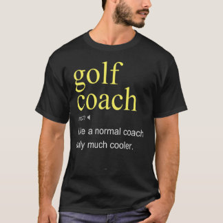 Camiseta Definição de Treinador Golf Legal