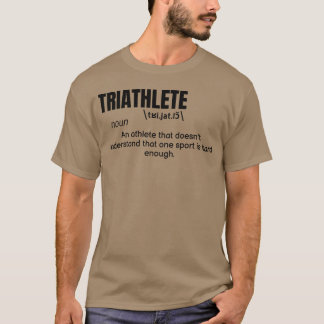Camiseta Definição de Triatleta Citação Engraçada Atleta vi