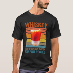 Camiseta Definição De Uísque Água Marrom Mágica Para Pessoa
