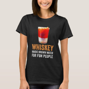 Camiseta Definição De Uísque Água Marrom Mágica Para Pessoa