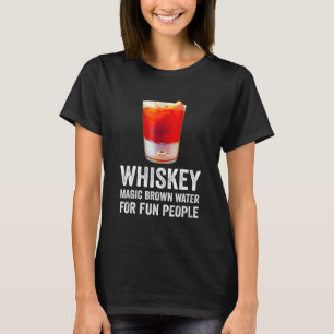 Camiseta Definição De Uísque Água Marrom Mágica Para Pessoa