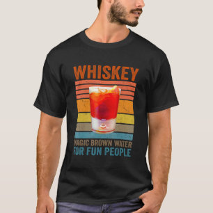 Camiseta Definição De Uísque Água Marrom Mágica Para Pessoa