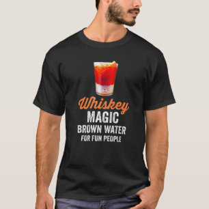 Camiseta Definição De Uísque Água Marrom Mágica Para Pessoa