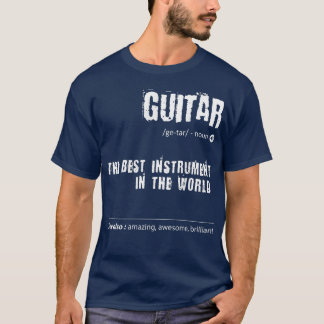 Camiseta Definição De Violão O Melhor Instrumento Do Mundo
