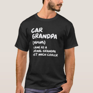 Camiseta Definição de Vô Carro Engraçado Mecânico de Carro