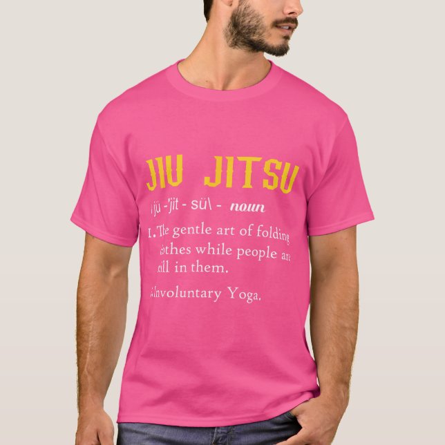 Camiseta Definição Divertida De Jiu Jitsu - Jiu Jitsu (Frente)