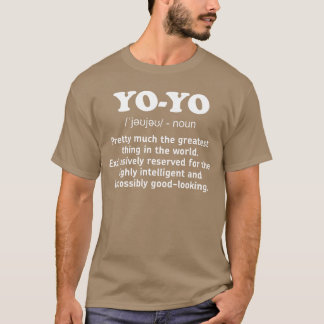 Camiseta Definição Divertida de Yoyo Divertida para entusia