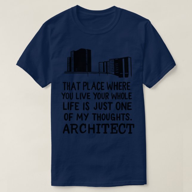 Camiseta Definição do arquiteto (Frente do Design)