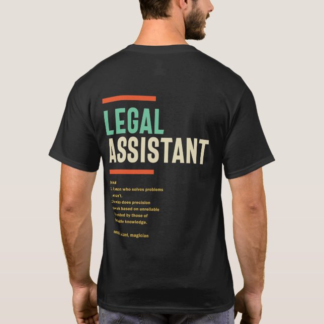 Camiseta Definição do Assistente Jurídico (Verso)