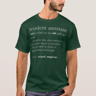 Camiseta Definição do Assistente Residente, Engraçado de Vo