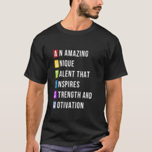 Camiseta Definição do Autismo Mês de Conscientização do Aut