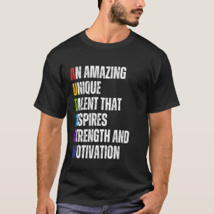 Camiseta Definição do Autismo Mês de Conscientização do Aut