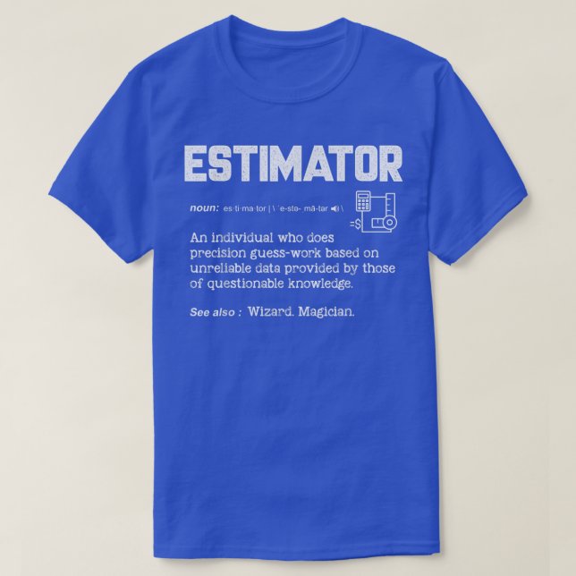 Camiseta Definição do Avaliador Engraçada Citação Cargo Tít (Frente do Design)
