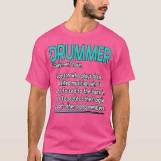 Camiseta Definição do Drummer de Tambores