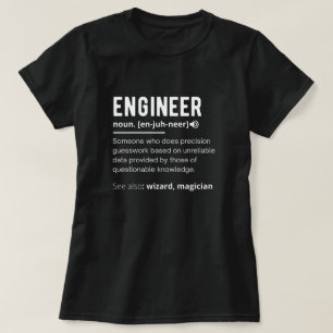 Camiseta DEFINIÇÃO DO engenheiro
