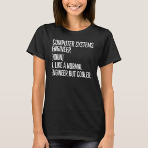 Camiseta Definição do Engenheiro dos sistemas de computador