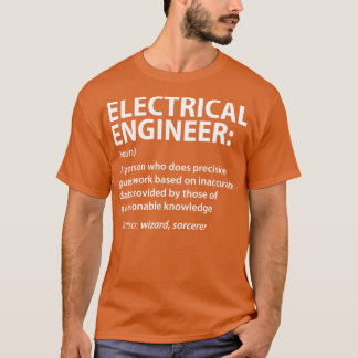 Camiseta Definição do Engenheiro elétrico