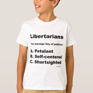 Camiseta Definição do libertário