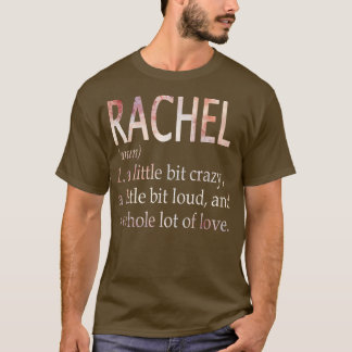 Camiseta Definição do nome da garota da Rachel