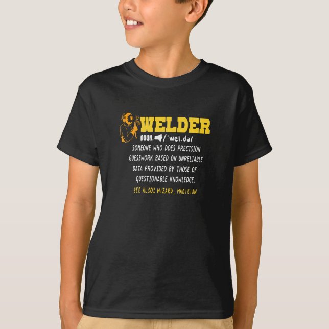 Camiseta Definição do Soldador - Presente (Frente)