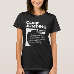 Camiseta Definição do Substantivo Salto de Penhasco Tombsto