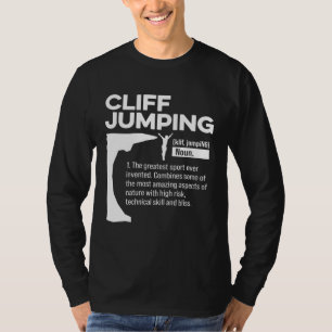 Camiseta Definição do Substantivo Salto de Penhasco Tombsto