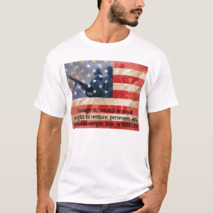 Camiseta Definição do t-shirt dos homens do exército da