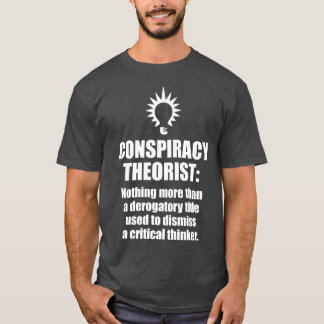 Camiseta Definição do teórico da conspiração