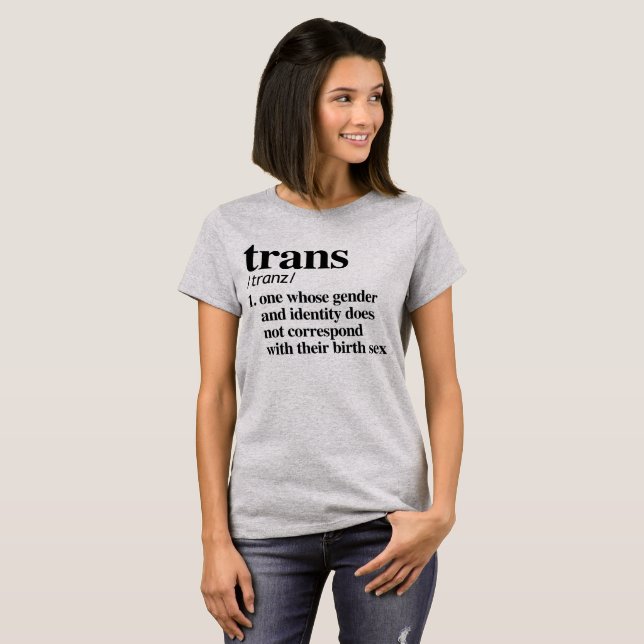 Camiseta Definição do transporte - termos definidos de (Frente Completa)