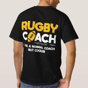 Camiseta Definição do treinador de Rugby
