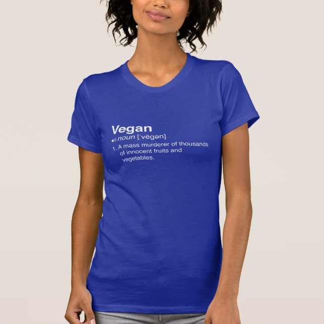 Camiseta Definição do Vegan (Frente)