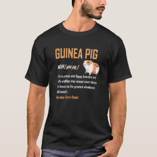Camiseta Definição e Descrição do Porco Guiné